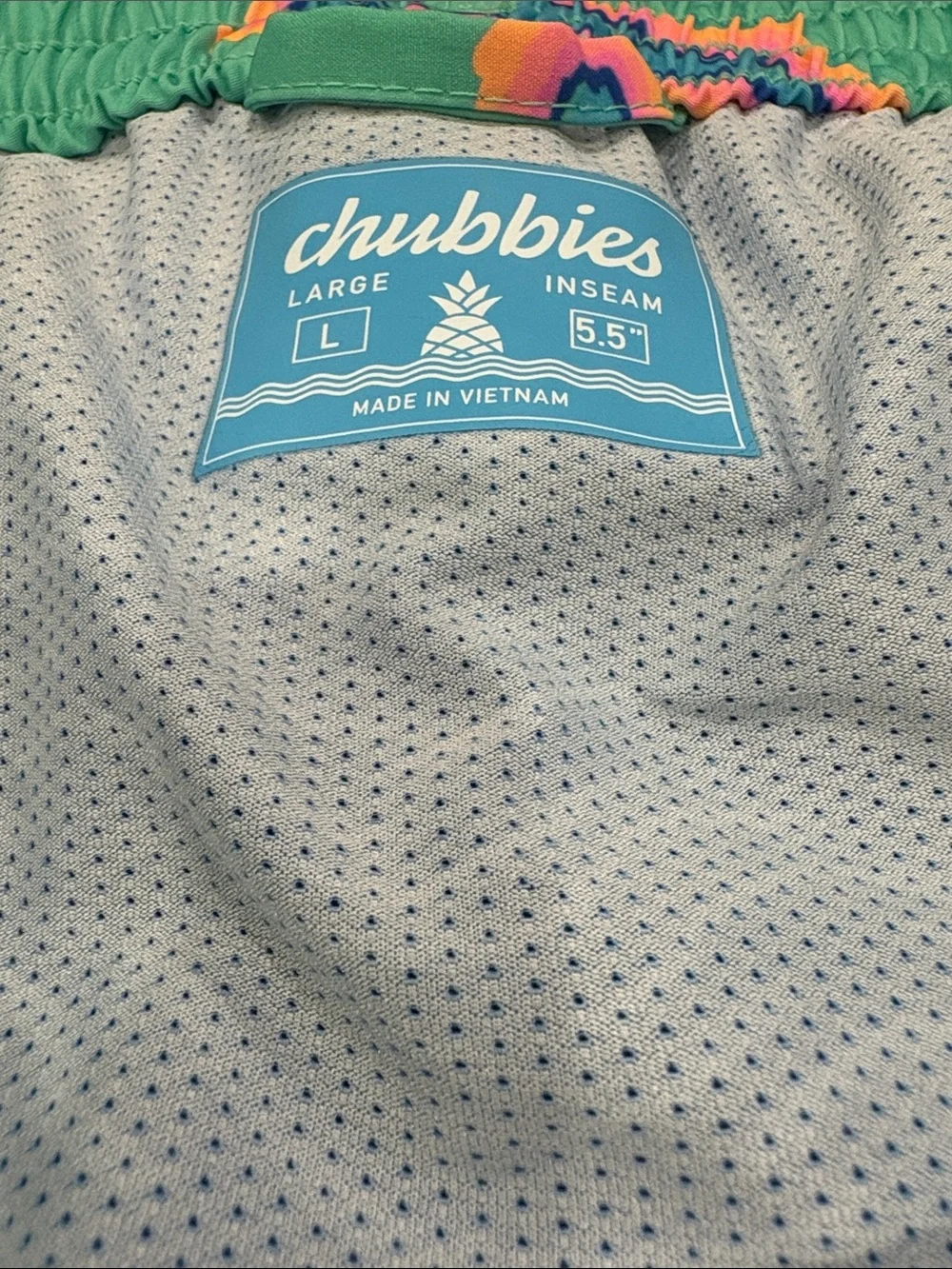 Chubbies Classic Swim Trunk The Apex Swimmers Teal Sharks